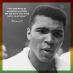 Muhammad Ali Instagram - “You want me to go somewhere and fight, but you won’t even stand up for me at home.”⁣ ⁣ ⁣ #MuhammadAli #Icon #Quote #BHM #BlackHistoryMonth #BlackHistory