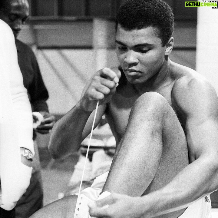 Muhammad Ali Instagram - “Scatter abroad what you have already amassed rather than pile up new wealth.” 📸: @neilleiferphotography #MuhammadAli #Icon #Quote #Giving #Wealth #Champion #GOAT