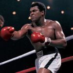 Muhammad Ali Instagram - The "Thrilla in Manila" marked the ultimate and third encounter between Muhammad Ali and Joe Frazier. Ali clinched victory, earning the title of world heavyweight champion.⁣ ⁣ 📸: @neilleiferphotography⁣ ⁣ ⁣ ⁣ #MuhammadAli #Icon #ThrillainManila #MuhammadAlivsJoeFrazier #Boxing #Legendary #GOAT #Champion