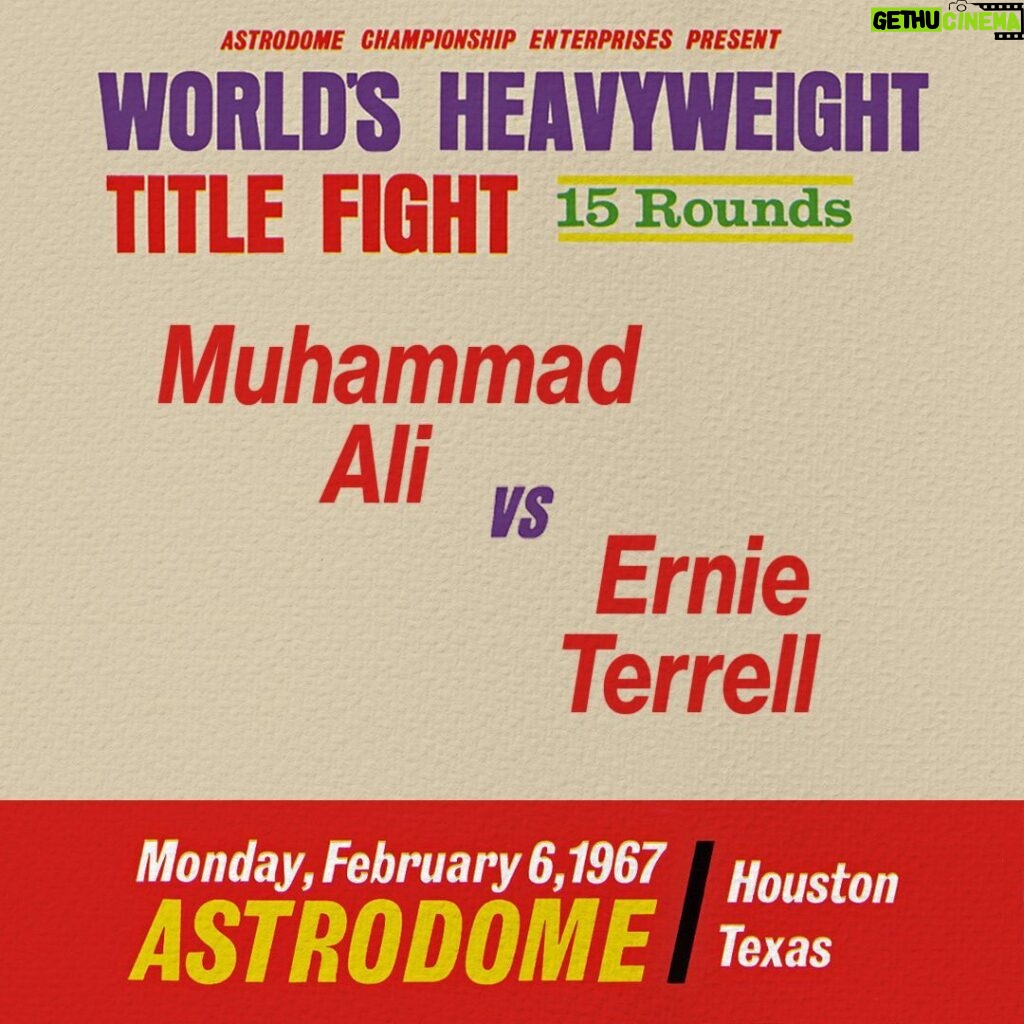 Muhammad Ali Instagram - On this day in 1967 🥊⁣ ⁣ Muhammad Ali triumphed over Ernie Terrell in a 15-round bout to regain the World Boxing Association title, previously stripped from him due to his refusal of military induction.⁣ ⁣ ⁣ #MuhammadAli #Boxing #Champion #GOAT #ErnieTerrell #WBATitle #Military