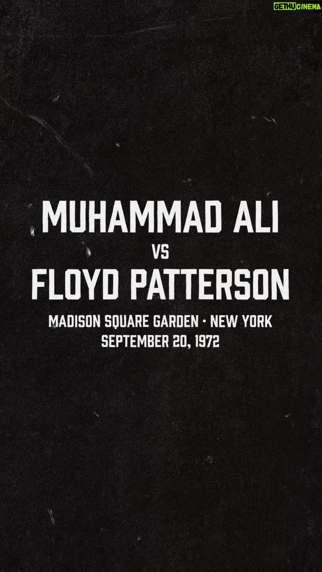 Muhammad Ali Instagram - 💥⚡️On this day in 1972⚡️💥 In their long-awaited rematch, Muhammad Ali faced Floyd Patterson at Madison Square Garden for the National American Boxing Federation title. The fight was stopped by the referee in the 7th round after Ali caused a significant cut above Patterson's left eye, resulting in the eye swelling shut. 📸: @neilleiferphotography #MuhammadAli #Icon #Boxing #FloydPatterson #Boxing #Champion #GOAT #MSG #NewYork