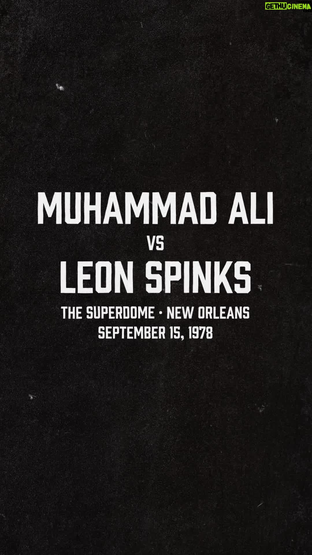 Muhammad Ali Instagram - π₯π₯On this day in 1978π₯π₯β£ β£ Muhammad Ali made boxing history at the Superdome in New Orleans by defeating Leon Spinks in a unanimous decision, becoming the first boxer to win the world title three times, with a record-breaking indoor attendance of 63,350 spectators.β£ β£ β£ β£ #MuhammadAli #Icon #Boxing #Fight #LeonSpinks #NewOrleans #WorldTitle #Attendance #RecordBreaking