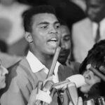 Muhammad Ali Instagram - “I used to race the school bus and beat it in twenty-eight blocks.”⁣ ⁣ ⁣ #MuhammadAli #Icon #Quote #Race #SchoolBus