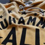 Muhammad Ali Instagram - “Float like a butterfly, sting like a bee.”⁣ New Arrival by @rootsoffight.⁣ ⁣ The #rootsoffight vintage yellow “Float Like a Butterfly” hoody is now available, paying homage to the great Muhammad Ali - only at rootsoffight.com.⁣ ⁣ #MuhammadAli #KnowYourRoots