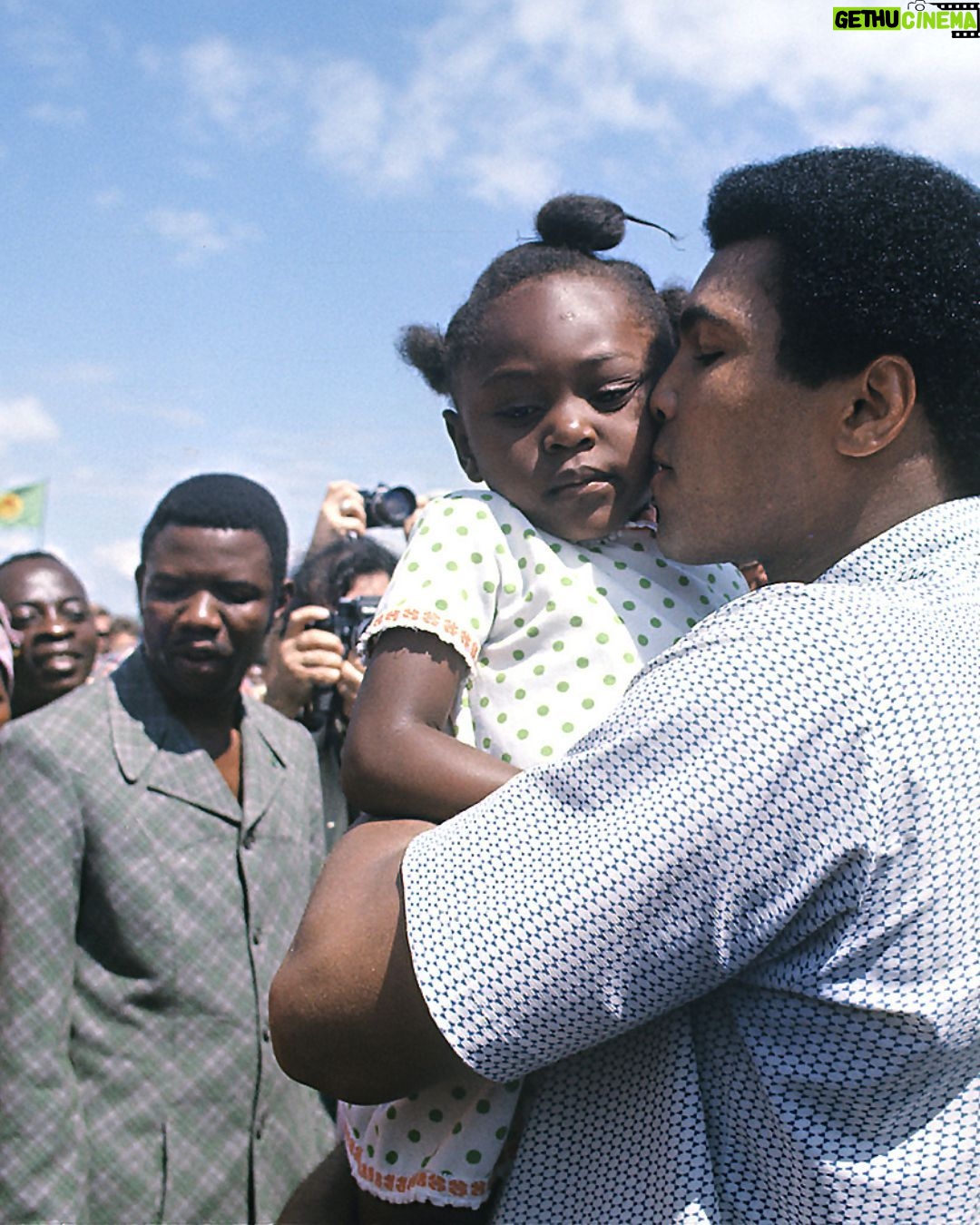 Muhammad Ali Instagram - "Impossible is potential. Impossible is temporary. Impossible is nothing.” – Muhammad Ali They said he couldn’t win. They said Muhammad Ali was going to get hurt. They said he was past his prime. Overrated. Out of his league. They said Foreman was too strong. Too big. That he was invincible. They fretted and worried. Ali heard it all as music and did what he always did — he danced. Then he came off the ropes and struck. Impossible? In Zaire Ali blew up that word forever. The “Rumble in the Jungle” stands as boxing’s great work of art. And Ali — the greatest that ever was — rendered the world speechless. @rootsoffight is throwing back to the greatest boxing event in history with this new “Rumble in the Jungle" tee! Shop link in story! #MuhammadAli #RootsofFight #KnowYourRoots #GOAT