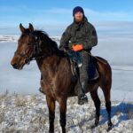 Mukhamed Berkhamov Instagram - Мои достойные братья Прогулки по горам🐎🐎🐎