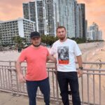 Mukhamed Berkhamov Instagram – Sunset over the Sunny Sunny Isles Beach, Florida