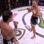Mukhamed Berkhamov Instagram - Berkhamov bounces back with a win 🔥 @mukhamed_berkhamov put on a striking CLINIC to secure the decision win at the @PechangaArenaSD 👊 #Bellator300 @MonsterEnergy Prelims fueled by @cardenasmarkets LIVE on YouTube 📺