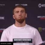 Mukhamed Berkhamov Instagram - Как же долго я ждал этого🙏 Хочу просто ворваться в эту организацию Самое трудное позади Берите попкор и наслаждайтесь завтрашним боем☝️