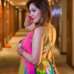Munmun Dutta Instagram - Ahmedabad yesterday ✨ Outfit @asopalav Accessories @rubans.in Styled by @stylingbyvictor @sohail__mughal___ Managed by @afreenriaz . #munmundutta #navratri #navratrispecial #eventready #festivefashion Ahmedabad, India