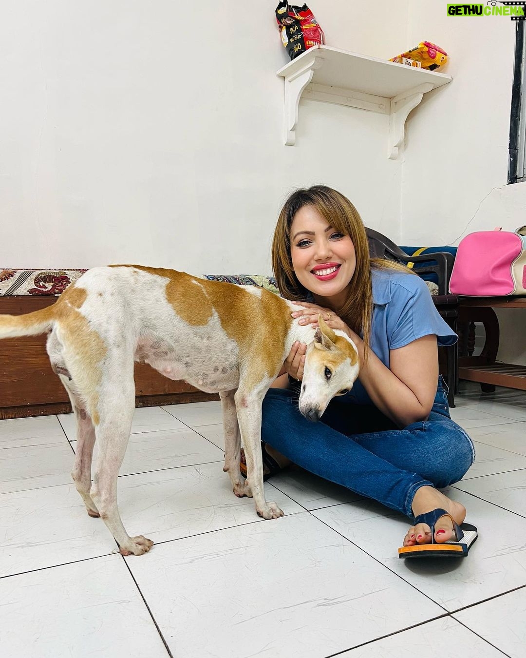 Munmun Dutta Instagram - Some āDā company for myself in between takes š„ š š¤ š¶ š . . . #munmundutta #picturesoftheday #behindthescenes #tmkoc #onsetlife #doglove #puppygram #inbetweentakes #inbetweenshots Dadasaheb Phalke Chitranagari FILMCITY Goregaon East Mumbai