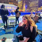 Munmun Dutta Instagram – Mandatory New York photo dump 😍 
My big smile everywhere says it all .. How happy I was to be back in the cold snowy winter ❄️ , having hot chocolate or touching the snow on the ground or just the fact that I could wrap myself up in my winter clothes 🧥 back in one of my favourite cities in the world.. 

.
#newyork #photodump #travelmoments #munmundutta #usa #solotrip #winterinnyc New York Public Library and Bryant Park