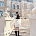Murase Sae Instagram - #dailylook BLACK and WHITE🖤🤍☁️🕷️ ANDGEEBEE Holiday Coordinate(: #ANDGEEBEE #christmas #fashion