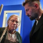 Murathan Muslu Instagram - Eine Ehre... Gemeinsam am Set, hier in Luxemburg mit der unglaublichen Margarethe Tiesel Was für eine Schauspielerin... - #bluescreen #hinterland #stefanruzowitzky #freibeuterfilm #amourfou #cinema #2020 #luxemburg Luxembourg, Luxembourg