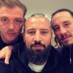 Murathan Muslu Instagram - Two Kings of Acting - David Schütter and Laurence Rupp. Danke für alles Jungs. @david.schuetter @laurencerupp