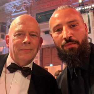 Murathan Muslu Instagram - Gemeinsam mit meinem Agenten, One and Only - Klaus Kelterborn - live bei der Romy 2022. Danke für Alles. 

@agenturkelterborn @kurier_romy @stadtwien  @kurier @oe3hitradio @hofburg_vienna