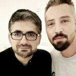 Murathan Muslu Instagram - Der Mann der mich zum Film gebracht hat. Freund, Mentor und Regisseur Umut Dag. @umutdagdirector #umutdag #berlin #berlinale #2020 Berlin, Germany