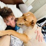 Myles Erlick Instagram - Well my little girl is 3 years old today, and yes I am making a post about my dog’s birthday cause she is my best friend and I don’t know what I’d do without her❤️Lots of toys and treats for you moo moo!! @emilyfiish thank you for loving her unconditionally, we love you foreva!🙏🏼 HAPPY BIRTHDAY MUNZIE ! #dogsofinstagram #rescuedog #pooch #monroe #doggo #instagram #explore