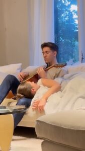 Myles Erlick Instagram - Safe to say I think she liked it…😅🙌🏼 • • • • • #reels #insta #instagram #countrymusic #family #lifestyle #explore #music #home #original #growingoldwithyou #spotify