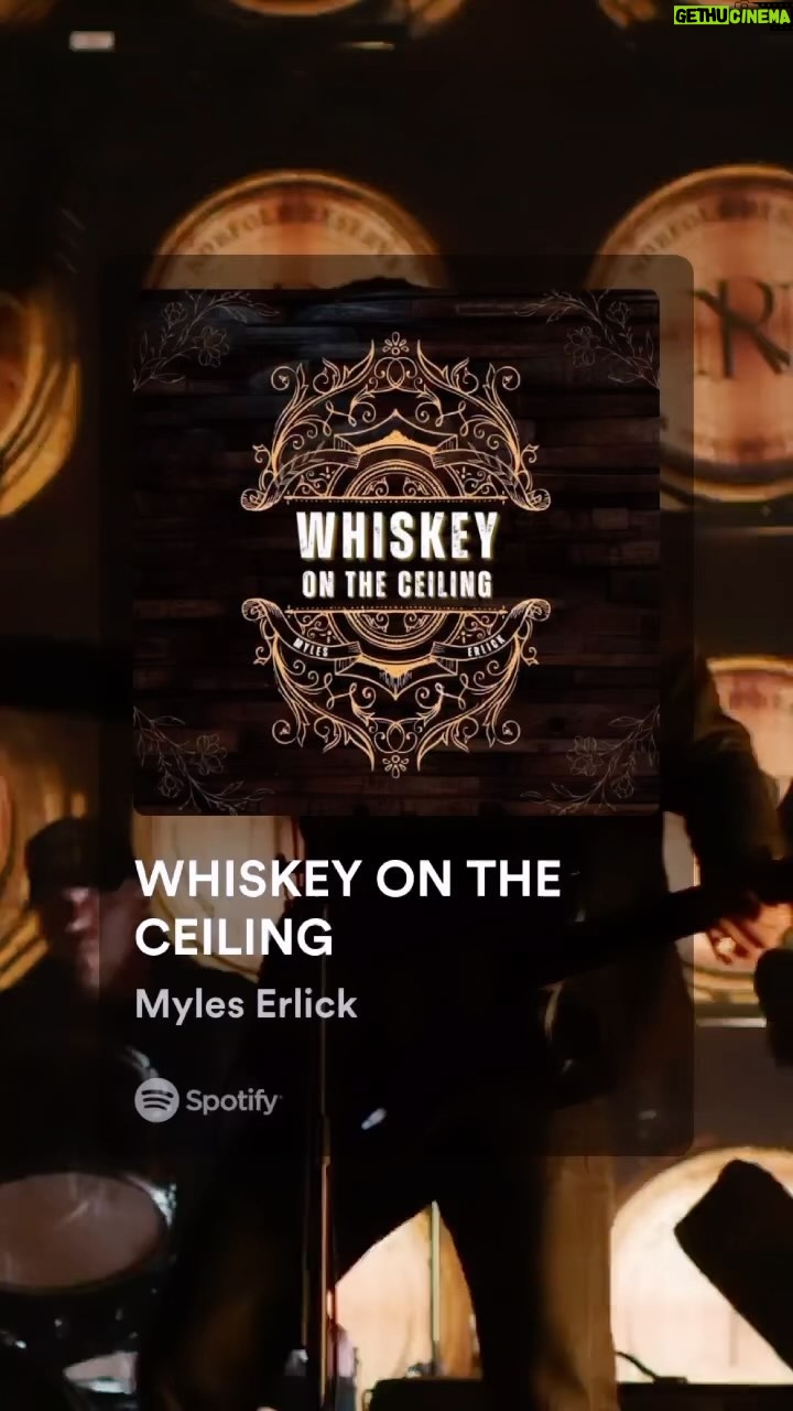 Myles Erlick Instagram - OUT NOW🔥 Couldn’t be more stoked about this release, I hope ya’ll enjoy it as much as we did making it! Video drops at 12PM EST. On my YOUTUBE Channel! • Thank you @spotify for placing it on NEW MUSIC FRIDAY COUNTRY, NORTH COUNTRY & COUNTRY FRONTIER🙌🏼 • Special thanks to @undergroundhollywood for co-writing this monstrous track with me✍🏼🤘🏼 GO STREAM IT!!! #whiskeyontheceiling #original #music #newmusicfridaycountry #spotify #applemusic #amazonmusic