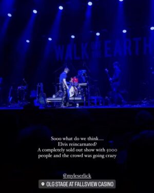 Myles Erlick Instagram - What. A. Night.
Massive thank you to @walkofftheearth for having me and the boys out there! Was one hell of a night! 
Until next time🙌🏼
📷: @walkerviewphoto 
•
•
•
•
#country #liveshow #olg #fallsview #niagra #walkofftheearth #musician #artist #explore #insta #rock #countrymusic #lifestyle