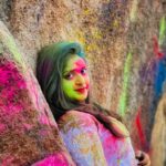NAKSHATRA TRINAYANI Instagram - Let's fill our lives with the most brightest & loveliest colors like Joy, Love, Happiness, Health & Success 🥰🤩 Wishing each & everyone a colorful #Holi ❤ . . #happyholidays #happyholi2020 #happyholi #smile #loveall #selflove #innerpeace #innerbeauty #divinitywithin #smileforyourself #happiness #loveyourself #photoshoot #diva #favoriteperson #happysoul