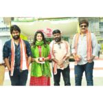 NAKSHATRA TRINAYANI Instagram - Kickstarted our #Palasa1978 promotions in Vijayawada divinely🙏😇 Got the blessings of Godess Kanaka Durga Today 😌🙏 . . #vijayawada, support us with all your ❤ we'll surely win your hearts 🤗🥰 . . . @rakshit_11 @iamkarunakumar @lakshman.meesala.7 #TammareddyBharadwaja @thiruveer @dhyan_atluri @raghu.kunche @poetbb @lakshmibhupala @vincentarul @adityamusicindia @gskmedia_pr #Palasa1978 #palasa #crimethriller