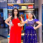 NAKSHATRA TRINAYANI Instagram - Having fun time with @nakshatratrinayani akka at shoot, dress 👗 courtesy: @laharikrishn #palasa #palasa1978 #movieshoot #babykrithika #karthikadeepam #instafashion #instadance