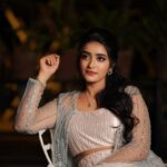NAKSHATRA TRINAYANI Instagram - ❤💚 #Nakshatratrinayani #Nakshatra - - Make-up @panduchalapati Dg - @surayyamahboob_official Stylist - @akhila.dasari_