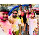 NAKSHATRA TRINAYANI Instagram - Love to spread colours💃 . . @sunilraz23 #nakshatra #holi #lovely #❤️ #🧡 #💛 #💚 #💙 #💜 #💗 #💖 #🌈 Hyderabad , Telengana. India