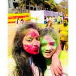NAKSHATRA TRINAYANI Instagram - Love to spread colours💃 . . @sunilraz23 #nakshatra #holi #lovely #❤️ #🧡 #💛 #💚 #💙 #💜 #💗 #💖 #🌈 Hyderabad , Telengana. India