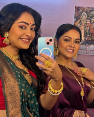 Nabanita Das Instagram - কলি আর ইচ্ছে……
#biyerfool @sunbanglaofficial