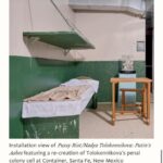 Nadezhda Tolokonnikova Instagram - Bullets can only penetrate your body, art can penetrate your mind. 🙏 @mauritacardone @theartnewspaper.official 📝📰🗞️ photo: @molly.a.pop gallery: @container_turnercarroll production: @909system @pryvityavalik