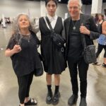 Nadezhda Tolokonnikova Instagram - This Art Rejects Fear‍ (2023) at Christie's🩸 My work and I might be smol and fragile, but together with you - and your active support - we are a movement that is unstoppable. Systems of oppression are not going to overthrow themselves. June 21-27 available at @christiesinc auction benefitting @mapsnews - LINK IN MY PROFILE! Acrylic, textile and faux fur on canvas 20 x 16 in + digital certificate of authenticity ‍I use textile because it was traditionally labeled as low art/crafts, female work - and because I was forced to work with textile in my penal colony. Splashes of acrylic paint on the fabric are reminiscent of my 🩸 getting spilled on police and military uniforms that I was sewing in prison, injured by old and outdated equipment. This piece is a reflection on PTSD, the courage required to face hope, and to reject fear.