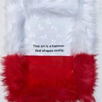Nadezhda Tolokonnikova Instagram - This art is a hammer that shapes reality. 2023, series of 23 works. “Humor was another of the soul’s weapons in the fight for self-preservation. It is well known that humor can afford an aloofness and an ability to rise above any situation, even if only for a few seconds” - Viktor Frankl, Man’s search for meaning. I incorporate needles and sewing machine parts - they represent my experiences of forced labor in the camp. During that time, I would have dreams of receiving new sets of needles and machine parts, only to wake up to the harsh reality of continuing to sew on old, unsafe equipment. I endured injuries and excruciating pain while sewing, including a traumatic incident where a needle penetrated my finger and caused profuse bleeding, yet I was compelled to persist without proper medical care. The use of red splashes in my artwork represents the blood that stained my worktable at the factory. I incorporate teddy bears into my work, penetrating them with needles and presenting them as worn and dirty. The teddy bears encapsulate the innocence and vulnerability I once possessed, now marred and broken by the oppressive forces at play.