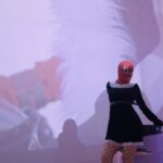 Nadezhda Tolokonnikova Instagram - "THIS ART IS A HAMMER THAT SHAPES REALITY": PUTIN’S ASHES AND NEW POLITICAL FINE ART SERIES AT CONTAINER SANTA FE On June 30, 2023, I took over CONTAINER to create a 5,000 sq. ft. immersive art exhibition, turning it into an activist playground for the international premiere of my conceptual artworks, prison artifacts, as well as the New Mexico premiere of her first short film and original musical score, Putin’s Ashes. New works include "Death By 1000 Cuts" (100 conceptual art pieces), "This Art is a Hammer That Shapes Reality" (23 conceptual art pieces), "HAUNTED!" (sculpture), Drink My Blood" (sculptural collage based on an original copy of Tolokonnikova's freedom certificate), "Kill The Sexist!" and "Virgin Mary, Please Become a Feminist" (prints). "Putin's Ashes" short art film was born in August 2022 when Pussy Riot burned a giant portrait of Putin and then collected the ashes into vials to incorporate in ritualistic artworks. The performance landed me on Putin’s Most Wanted list, and instigated an arrest warrant under the Russian "Pussy Riot Law." I'm exhibiting my prison artifacts, including my prison paperwork and "Drink My Blood" sculptural collage (2021, mixed media: Tolokonnikova's freedom certificate, needles, blood, stuffed animals) and "Death by 1000 Cuts" (2023) series - framed prison shivs fashioned out of found materials–including prison bars–which were ground to resemble those ground against the cement of the Russian penal colony in which she was imprisoned for “hooliganism.” Conceptual art series "This Art is a Hammer That Shapes Reality", an homage to Bertold Brecht. Footage by @peacedrone Edited by me Production of the installation: @909system @pryvityavalik