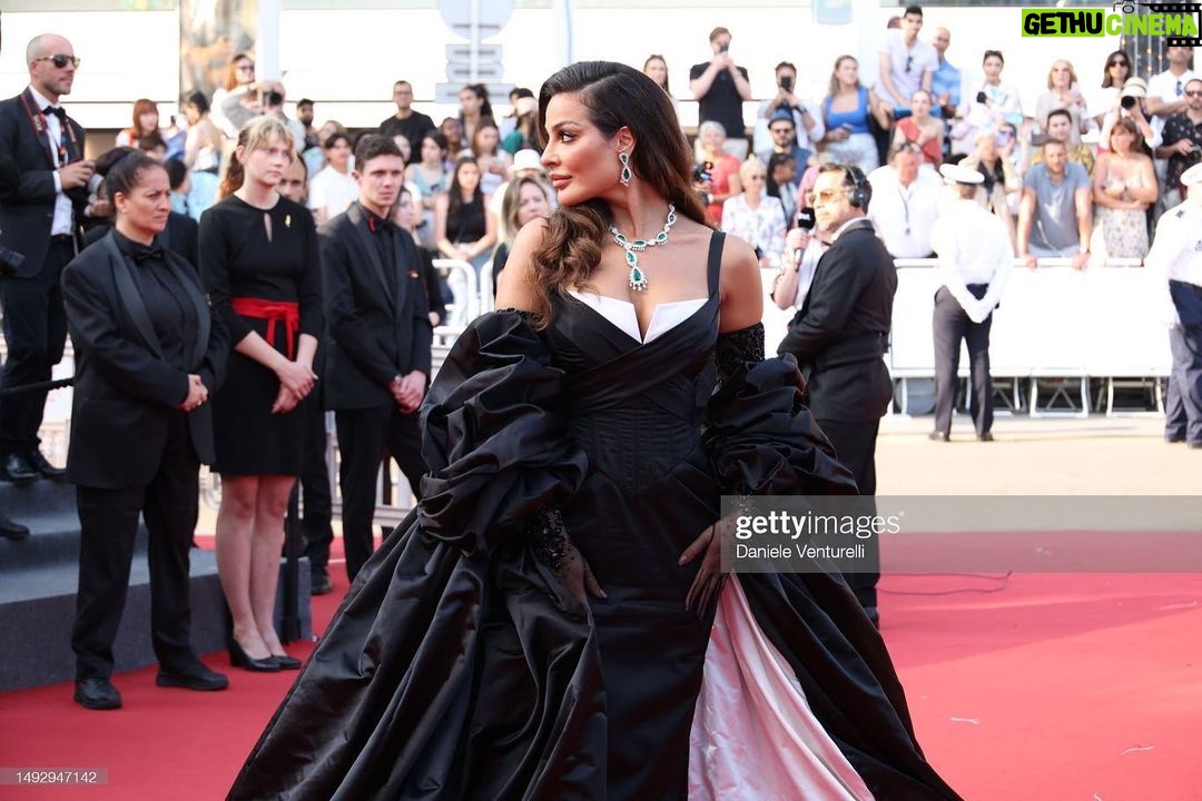 Nadine Nassib Njeim - 242K Likes - I have always been fascinated by the glamour of the 50s era. The era of Brigitte Bardot and Sofia Loren.…
You know, I love how back then, women embraced their curves, fashion was bold, yet feminine…
And here we are today… Zuhair and I decided to create a custom made dress inspired by this golden Era and this magical city… Cannes…
Thank you for every person who made this vision come to life…
Thank you @chopard for hosting me 🤍🖤