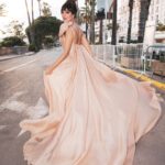 Nadine Njeim Instagram - Happy moments in Cannes before the grand @chopard festivity. Dress @georgeschakraofficial Styled by Yassmine Issa @yasmineeissa Hotel Martinez