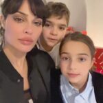 Nadine Njeim Instagram - All I need for Christmas …. All I want …. my Heaven and Jovany