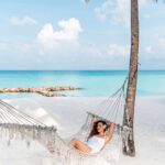Nadine Njeim Instagram - Sky above , sand below , peace within… Never bored in the Maldives Thank you @ooreethirah @ooresorts for making our vacation so special 💖👙🙌🏼 #nadinenassibnjeim #نادين_نسيب_نجيم
