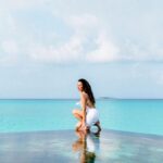 Nadine Njeim Instagram - Sky above , sand below , peace within… Never bored in the Maldives Thank you @ooreethirah @ooresorts for making our vacation so special 💖👙🙌🏼 #nadinenassibnjeim #نادين_نسيب_نجيم