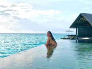 Nadine Nassib Njeim Instagram - I followed my heart and it took me all the way to the Maldives , a place of Heaven on earth 🐠🐬🐳🐙🦀🍉
@ooreethirah 
#nadinenassibnjeim 
#نادين_نسيب_نجيم