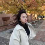 Nana Yamada Instagram – 意図しないおでこ全開ガーデンプレイス🪴どうっ 恵比寿ガーデンプレス