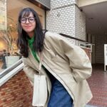 Nana Yamada Instagram - だてめがね👓 ３枚目ぶれさせて撮ろうと思ったのに 全然ぶれへんかった🙃手ブレ補正すご