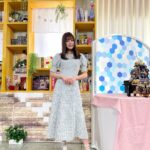 Nanase Yoshikawa Instagram - 2023年1回目のモーニングこんぱす ありがとうございました🌞 毎回本当に楽しくて最高の水曜日メンバー✌︎ 今年もモーニングこんぱすをよろしくお願いします🎍 今日の衣装は #dazzlin さんのワンピース！