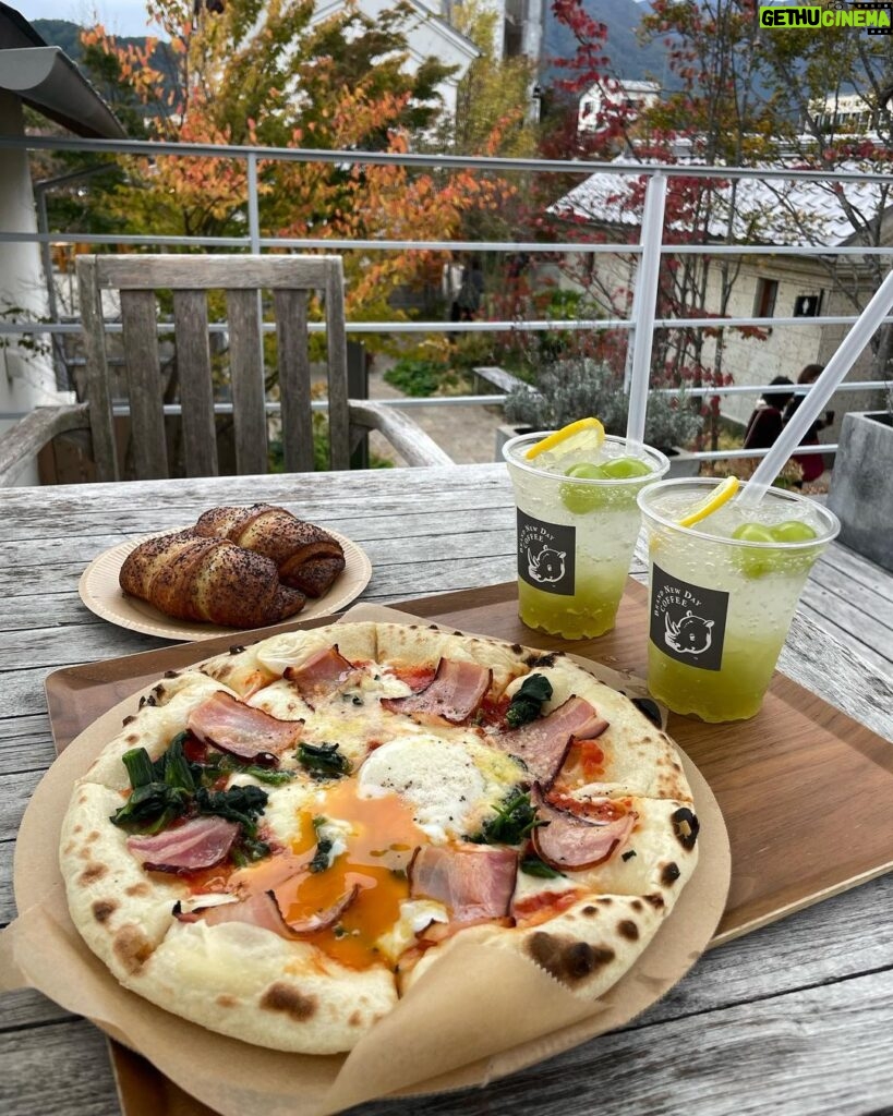 Nanase Yoshikawa Instagram - 山梨でひだあやと食べたピザ美味しかったな🤍