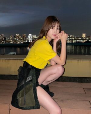 Nanase Yoshikawa Instagram - HADO優勝できたー🏆✨
最後の最後まで諦めなくてよかった🥺
おめでとうメッセージ待ってるね✌︎
本日は夜景バージョンです！！