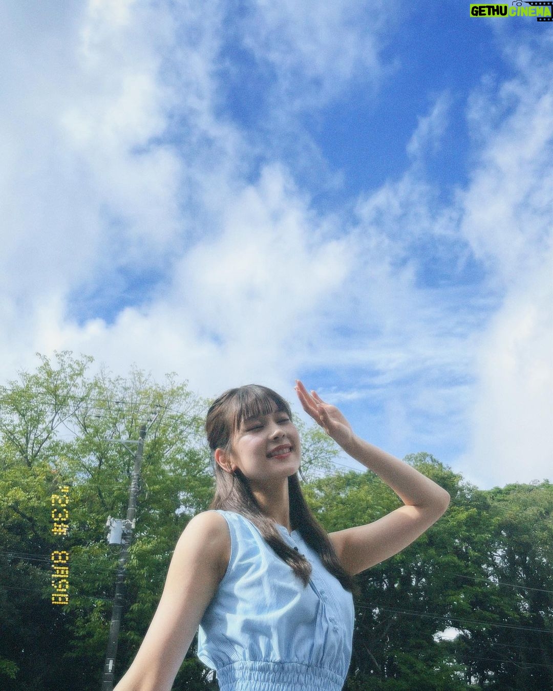 Nanase Yoshikawa Instagram - モーニングこんぱすでした☺️ いいお天気に見えるけど台風に注意してください〜!いってらっしゃい☀️