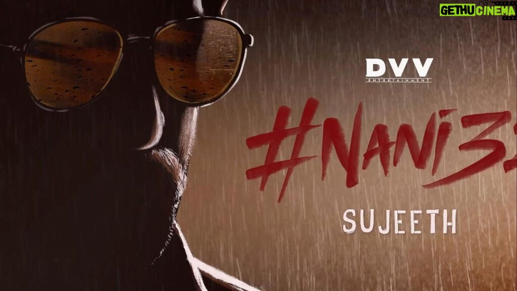 Nani Instagram - When two different worlds collide, it’s going to be one hell of a crazy ride ❤ Here’s the much-anticipated #NANI32 Announcement - @nameisnani & @sujeethsign 🔥 - https://youtu.be/N-NkWZGxhlM Whistling experience ahead 😎 #NaniSujeeth #HappyBirthdayNani @dvvmovies