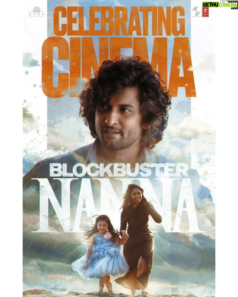 Nani Instagram - Cinema wins. We all win. Is this mine ? No. #HiNanna is yours. ♥